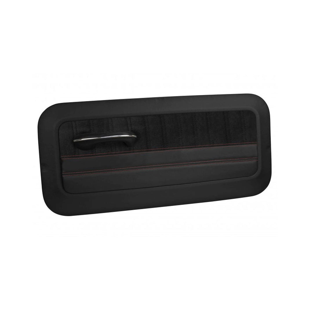 Panneaux de porte sport personnalisés Brothers Trucks - Noir/Surpiqûres noires - Paire