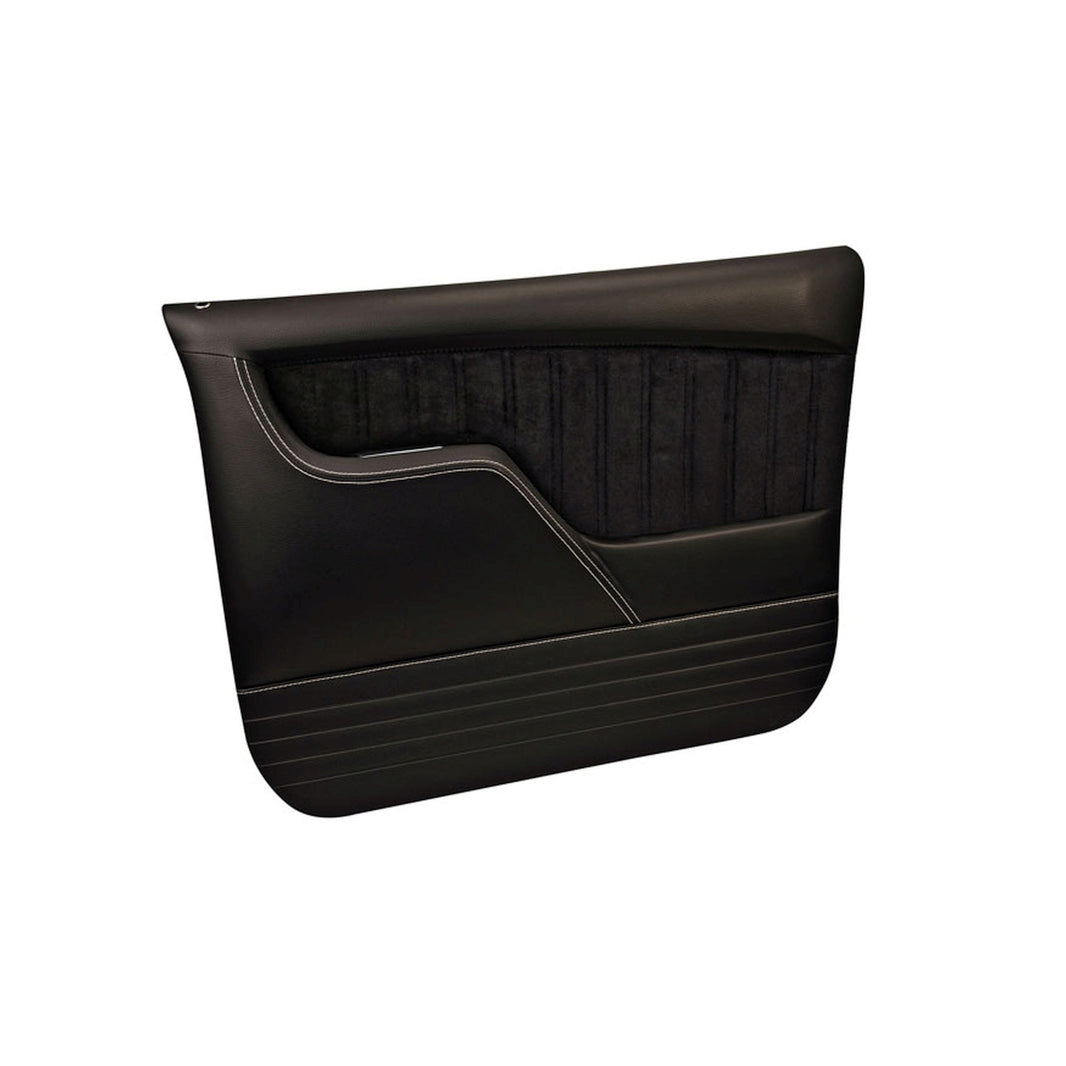 Panneaux de porte sport personnalisés Brothers Trucks - Noir/Surpiqûres noires - Paire