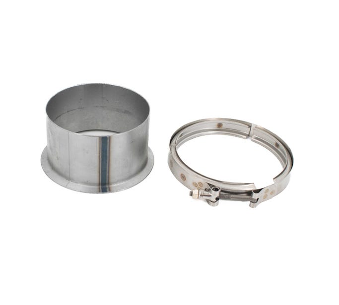 Ljms S400 Mild Steel Downpipe Flange - with Clamp