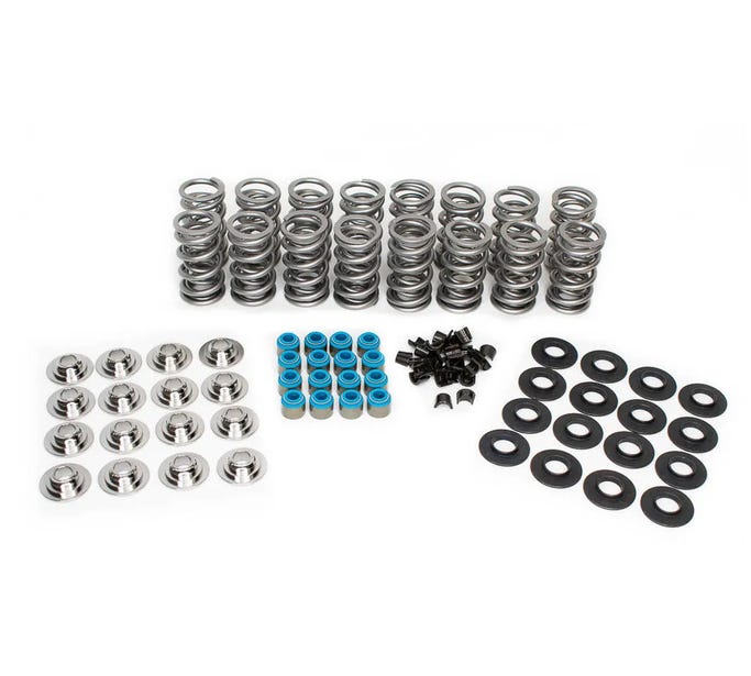 BTR Max Pressure SBC Dual Spring Kit - .650" Lift with Titanium Retainers - for Roller Rockers - Sk004
