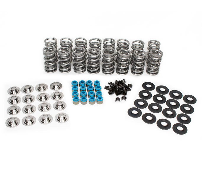 BTR Max Pressure GEN 2 LT/SBC Dual Spring Kit - .650" Lift with Titanium Retainers - .565" Valve Guides - for Roller Rockers - Sk004