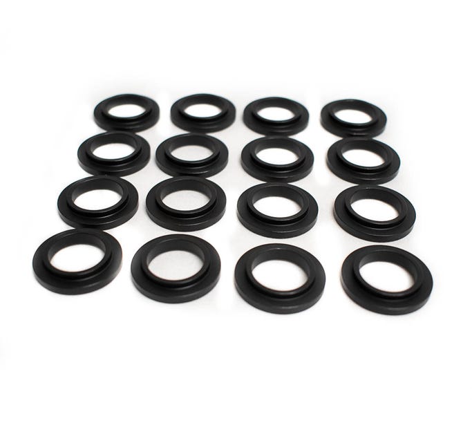 BTR 09+ GEN III HEMI Conical Valve Spring Locator Set - .815" ID - .140" Thick - SLH815075CON-16