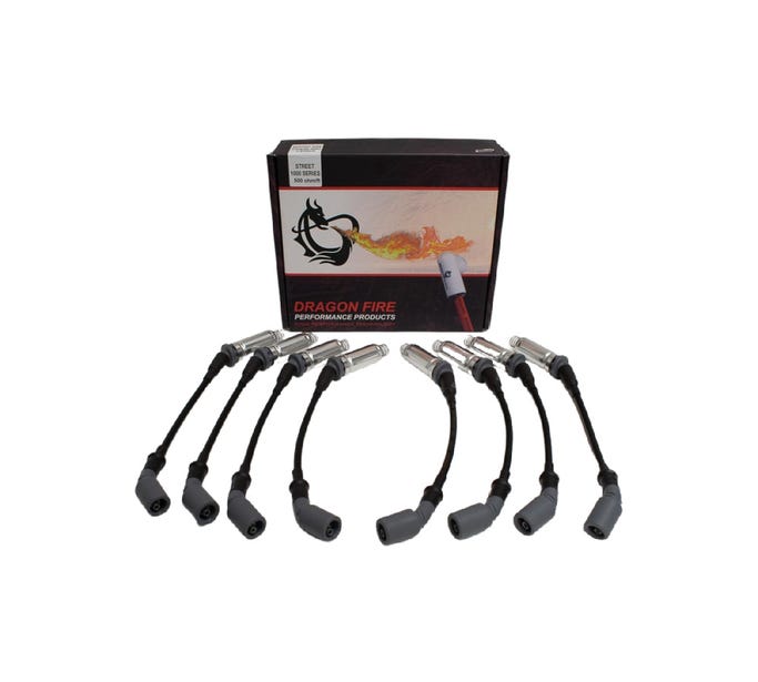 Dragon Fire Performance 500 Ohm Plugwires - Black - LS1/LS2/LS3/LS6/LS7/LS9