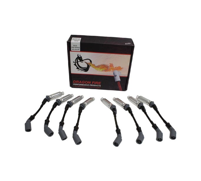 Dragon Fire Performance 40 Ohm Plugwires - Black - 4.8/5.3/6.0/6.2