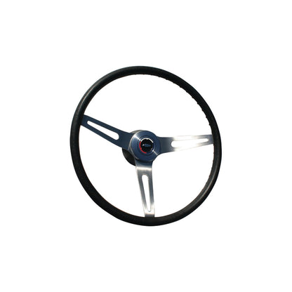 60-72 CHVY "SPORT" STEERING WHEEL KIT - Brothers Trucks Sport Steering Wheel Kit - Black - Bowtie