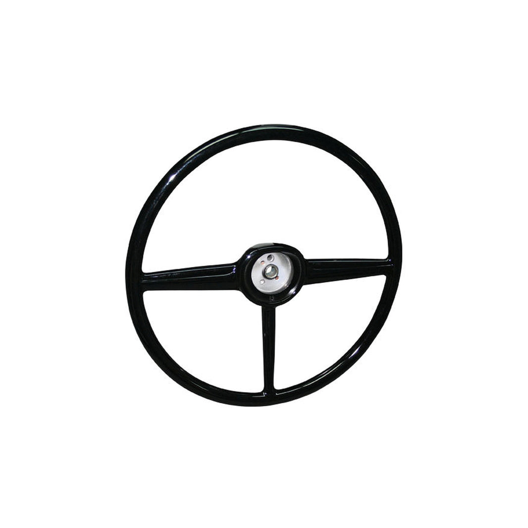 1947-53 CHEVY/GMC STEERING WHEEL - BLACK - Brothers Trucks  Steering Wheel - Black