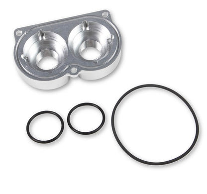 Holley Single Inlet Conversion Kit - Photo - out of package Front