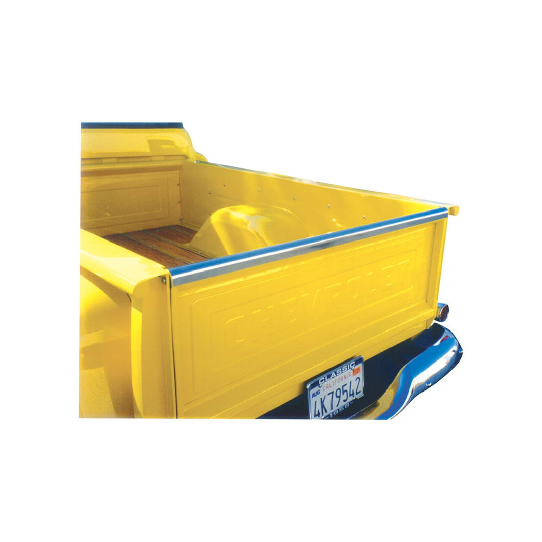 60-72 CHVY/GMC  TAILGATE PROTECTOR - Brothers Trucks Tailgate Protector - Fleetside - Stainless