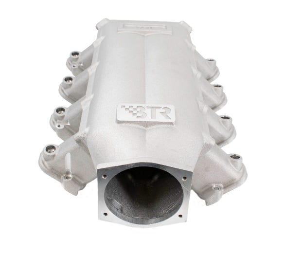 BTR Trinity Intake Manifold for LS3 Engines - Natural - Version 2 Intake Runners