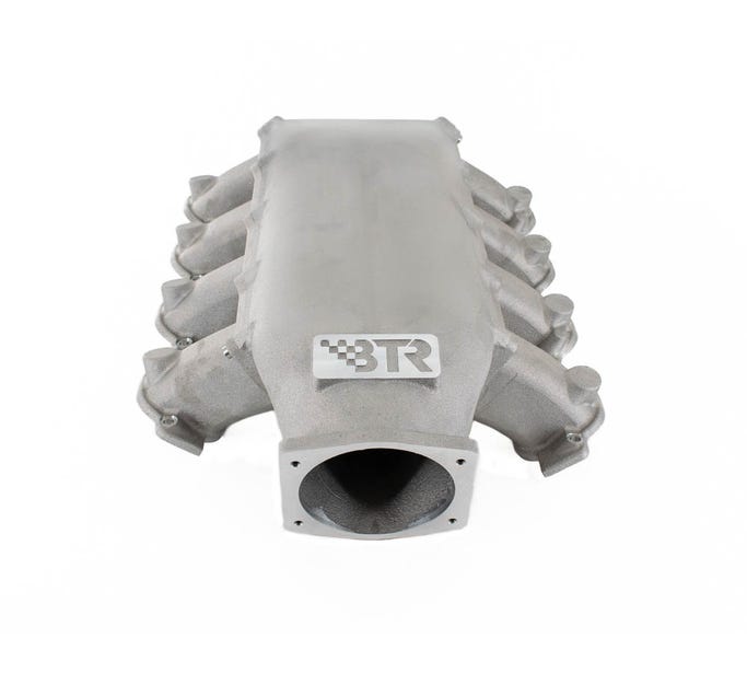 BTR Trinity Intake Manifold - GEN V Without Injector Holes - Natural - CNC Runners