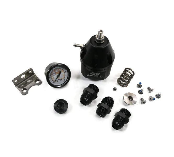 Deatschwerks Dwr1000 Afpr + Pressure Gauge + 8AN & 6AN Fittings