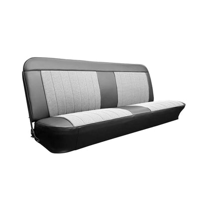 Housse de siège Brothers Trucks Custom Houndsfoot - Banquette - Vinyle noir/blanc