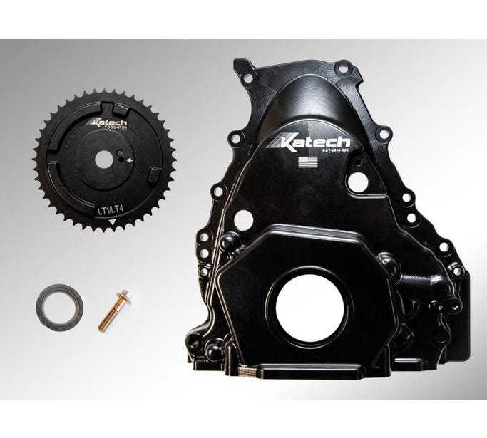 Katech VVT Conversion Billet Front Cover Kit - GEN V - Wet Sump