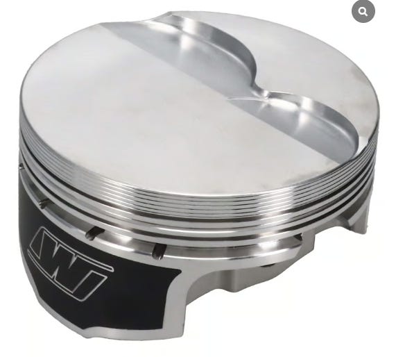 Wiseco Red Series Piston Set - 4.005" Bore - 4.000" Stroke - 6.125" Rod - 4CC Flat Top