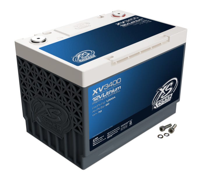 Xs Power 12V 1335 Amp Lithium Battery - 670 Cranking Amps - Xv3400