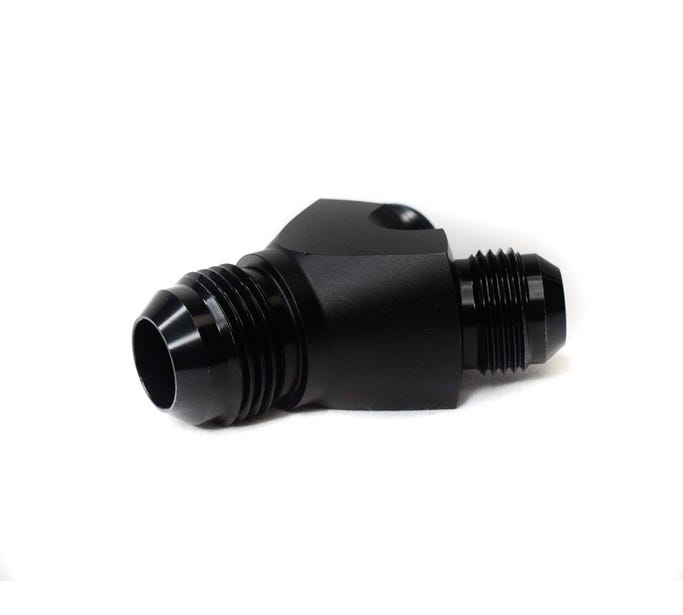 BTR Y Fitting - Single 12AN to Dual 10AN - Black