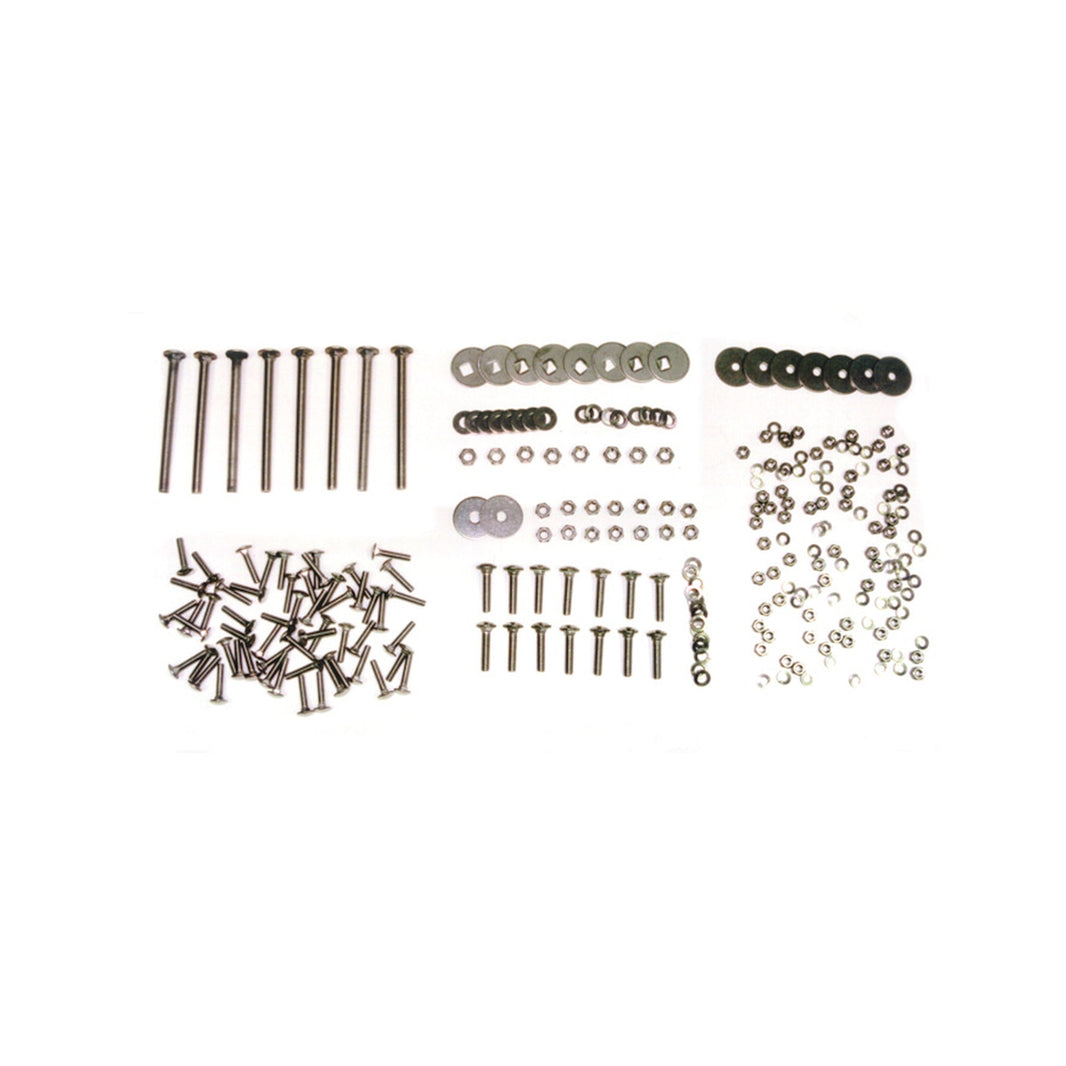 63-66 CHVY/GMC BED BOLT KIT-LONG/FLEET - Brothers Trucks  Wood Bed Bolt Kit - Longbed/Fleetside - Zinc